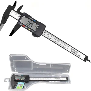 Simhevn Electronic Digital Caliper, LCD | 0 to 6 inch Inch and Millimeter Conversion, Automatic Shutdown Function, Very Suitable for home/jewelry/3D Printing/DIY Measurement, etc