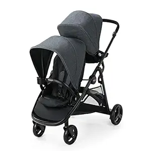 Graco Ready2Grow 2.0 Double Stroller Features Bench Seat and Standing Platform Options, Rafa