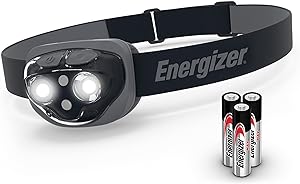 Energizer LED Headlamp Pro360, Rugged IPX4 Water Resistant Head Light, Ultra Bright Headlamps for Running, Camping, Outdoor, Storm Power Outage (Batteries Included)