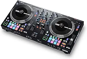 RANE ONE – Complete DJ Set and DJ Controller for Serato DJ with Integrated DJ Mixer, Motorized Platters and Serato DJ Pro Included