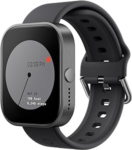 ساعت هوشمند CMF by Nothing Watch Pro با صفحه نمایش 1.96 AMOLED، ردیاب تناسب اندام، GPS داخلی چند سیستمی، تماس بلوتوث با کاهش نویز هوش مصنوعی و تا 13 روز استفاده – خاکستری تیره