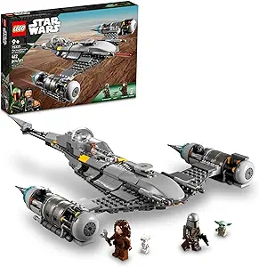 مجموعه ساختمانی LEGO Star Wars The Mandalorian’s N-1 Starfighter 75325 – The Book of Boba Fett، با فیگورهای بچه یودا گروگو و Droid Toy، ایده هدیه تولد برای کودکان، پسران و دختران 9 سال به بالا