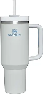 لیوان عایق خلاء فولادی ضد زنگ استنلی Quencher H2.0 FlowState با درب و نی برای آب، چای سرد یا قهوه