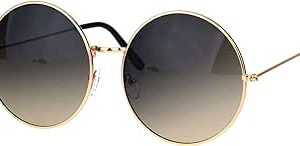 عینک آفتابی با لنز دایره گرد هیپی به سبک جاپلین کلاسیک