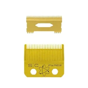 StyleCraft جایگزین تیغه گیره موی تیتانیوم فیپر طلایی ثابت با ست کاتر عمیق متحرک باریک