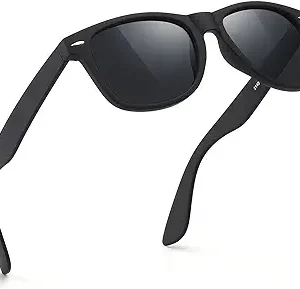 عینک آفتابی مردانه عینک آفتابی پلاریزه مردانه و زنانه، عینک آفتابی یکپارچهسازی با سیستمعامل سیاه و سفید محافظت در برابر اشعه ماوراء بنفش ماهیگیری