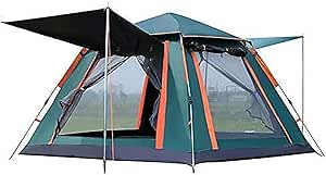 چادر کمپینگ پاپ آپ فوری برای 2،3،4 نفر، راه اندازی آسان چادرهای فضای باز با کیف حمل و پد ضد رطوبت چادر خانوادگی ضد باد ضد باد برای کوهنوردی کوهنوردی در ساحل صحرا