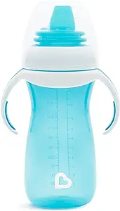 Munchkin® Gentle™ Transition Sippy Cup با دسته های مربی، 10 اونس، آبی