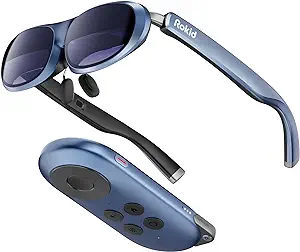 عینک‌های واقعیت افزوده Rokid AR Joy Pack، عینک‌های هوشمند Android TV با نمایشگر Micro-OLED 360 اینچی، Google Play، پخش رسانه‌ای، پشتیبانی HDCP و بازی‌های ابری، کنسول، Android، iOS، سازگار با ویندوز