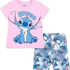 Disney Moana Winnie the Pooh Lion King Pixar Toy Story Lilo & Stitch T-Shirt & Shortfit Set Little Kid to Big Kid