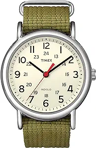Timex Unisex T2N647 Weekender 38mm مشکی نایلون