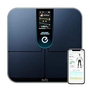 Eufy Weight Scale P3، ترازو هوشمند ردیابی تناسب اندام Wi-Fi، آنالیز هوشمند، حالت بدن مجازی سه بعدی، ترازو وزن با ایموجی، ترازوی دیجیتال 16 اندازه گیری با ضربان قلب، BMI، چند حالت