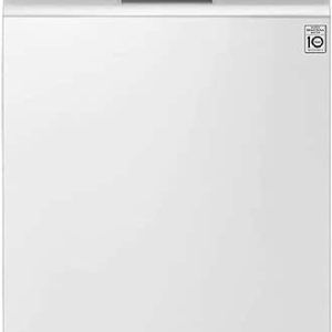 LG 8 Programs 14 Place Settings ماشین ظرفشویی ایستاده رایگان، مدل سفید رنگ پلاتینی – DFB512FW (نسخه بین المللی).