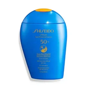 لوسیون محافظ در برابر آفتاب Shiseido Ultimate – ضد آفتاب نامرئی با طیف گسترده SPF 50+ برای صورت و بدن – فرمول سبک وزن – همه انواع پوست