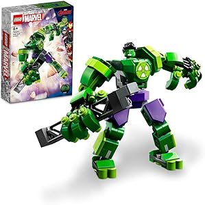 زره مکانیکی هالک LEGO Marvel Avengers، مجموعه بلوک های ساختمانی رسمی Marvel x LEGO، سن 6+، 76241 (138 قطعه)