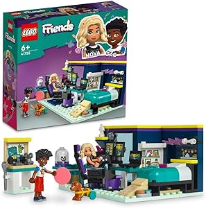 ست اسباب بازی LEGO Friends Nova’s Room 41755 Building Blocks; اسباب بازی های پسرانه، دخترانه و بچه گانه (179 قطعه)