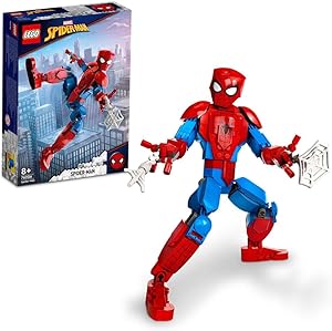 LEGO 76226 Marvel Spider-Man فیگور، اسباب بازی اکشن کاملاً مفصلی، مجموعه فیلم ابرقهرمانی با عناصر وب، مدل کلکسیونی، اسباب بازی های پسرانه و دخترانه