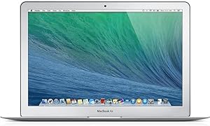 Apple MacB00K Air A1466 (Intel Core i5-5250U، 1.6 گیگاهرتز، 4 گیگابایت رم، 128 گیگابایت SSD، 13.3 اینچ) macOS Monterey Silver (تجدید شده)