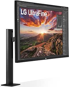 LG UltraFine 32UN880-B – مانیتور LED – 32 اینچ (31.5 اینچ قابل مشاهده) – 3840 x 2160 4K @ 60 هرتز – نانو IPS – 350 cd/m² – 1000:1 – HDR10-5 ms – 2xHDMI، USB-C – DisplayPort بلندگوها – مشکی مات