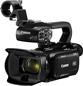 دوربین فیلمبرداری حرفه ای Canon XA60 UHD 4K با صفحه نمایش لمسی LCD و لنز زوم اپتیکال 20 برابر (مشکی)