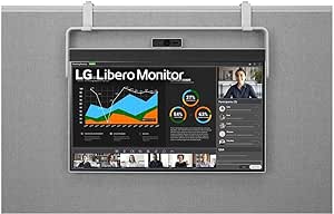 مانیتور LG Libero 27BQ70QC – 27 اینچی QHD 2560×1440 / IPS / HDR10 / USB Type-C™ با PD 65W / وب کم فول اچ دی قابل جدا شدن