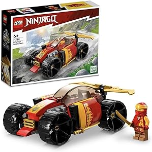 LEGO NINJAGO Kai’s Ninja Race Car EVO، رسمی Ninjago x LEGO، کیت بلوک‌های ساخت خودرو، سن 6+، 71780 (94 قطعه)