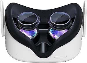 عینک های سفارشی ضد تابش و مسدود کننده نور آبی طراحی KIWI، لوازم جانبی محافظ لنز، محافظت از چشمان شما در برابر نور آبی مضر سازگار با Quest 2 (1 جفت)