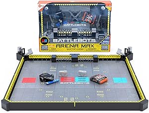 HEXBUG Battle Bots Arena Max Multiplayer Robot Game Remote Control Toy Batteries شامل سنین 8 به بالا