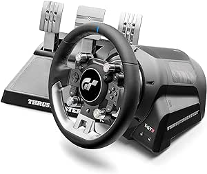 Thrustmaster T-GT II – چرخ مسابقه با 3 پدال مغناطیسی، (PS5، PS4، PC)