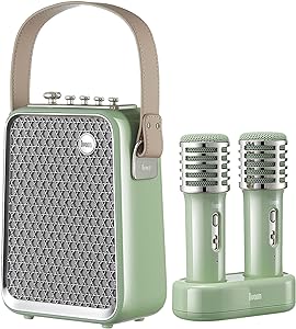اسپیکر بلوتوث Songbird Karaoke Divoom – صوتی قابل حمل و سرگرم کننده – سبز