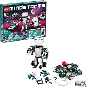 مجموعه ساختمانی ربات مخترع LEGO MINDSTORMS; کیت STEM برای کودکان و اسباب بازی های فناوری با ربات های کنترل از راه دور. الهام بخش کد و کنترل سرگرمی سرگرمی (949 قطعه)