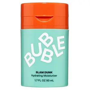 مرطوب کننده صورت Bubble Skincare Slam Dunk – کرم صورت آبرسان برای پوست های خشک ساخته شده با ویتامین E + آب آلوئه ورا برای پوستی درخشان – مراقبت از پوست با محافظ نور آبی (50 میلی لیتر)