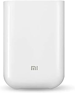 Xiaomi mijia AR چاپگر 300dpi عکس قابل حمل کوچک جیب با اشتراک DIY 500mAh چاپگر تصویر چاپگر جیبی کار با Mijia AR Zink Photo Printer، WHITE، LARGE