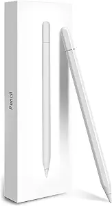 قلم Stylus سازگار با iPad، برای Apple Pencil سازگار با (2018-2024) طراحی و نوشتن تبلت iPad Pro/Air/Mini… (سفید)