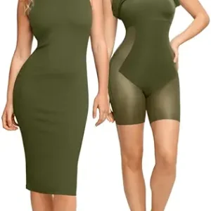 لباس مجلسی توکار Popilush The Shapewear با زیپ یقه بدون آستین تابستانی لباس مجلسی رسمی زنانه