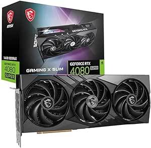 MSI GAMING GeForce RTX 4080 SUPER 16G X SLIM NVIDIA 16 گیگابایت GDDR6X