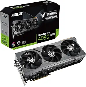 کارت گرافیک ASUS TUF Gaming NVIDIA GeForce RTX™ 4080 Super Gaming (PCIe 4.0، 16 گیگابایت GDDR6X، HDMI 2.1a، DisplayPort 1.4a)