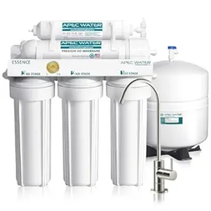 APEC Water Systems ROES-50 Essence Series Top Tier 5-Stage WQA سیستم فیلتر آب آشامیدنی اسمز معکوس فوق ایمن