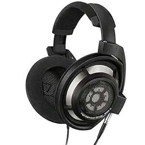 هدفون مرجع صوتی Sennheiser HD 800 S – درایورهای رادیاتور حلقه ای با گوشواره های پشت باز، شامل کابل متعادل، 2 سال گارانتی (مشکی)