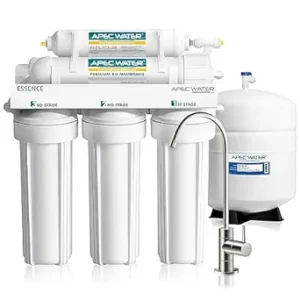 APEC Water Systems ROES-100 Essence Series Top Tier 5-Stage دارای گواهینامه فوق ایمن سیستم فیلتر آب آشامیدنی اسمز معکوس