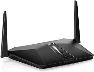 روتر Wi-Fi 6 Netgear NG-RAX40-100EUS Nighthawk AX4، AX3000 تا 3 گیگابیت در ثانیه، ایده آل برای خانه های هوشمند (RAX40)