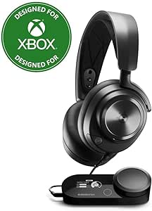 SteelSeries Arctis Nova Pro for Xbox Multi System Gaming Headset Premium DAC ClearCast Gen 2 Mic Xbox, PC, PS5, PS4, Switch, Black, Wired