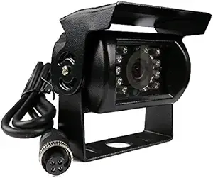 دوربین خودرو ضد آب با محفظه فلزی 1.3 مگاپیکسلی AHD 720P با دید در شب IR، پشتیبان گیری از دوربین عقب با کانکتور زن 4 پین M12، سازگار با سیستم DVR موبایل TrackSec