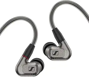 هدفون Sennheiser IE 600 In-Ear Audiophile – مبدل های TrueResponse برای صدای بسیار خنثی، کابل جداشدنی با قلاب های گوش انعطاف پذیر، شامل کابل متعادل، گارانتی 2 ساله