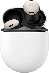 Google Pixel Buds Pro – هدفون‌های حذف نویز – عمر باتری تا 31 ساعت با جعبه شارژ[2] – هدفون بلوتوث – سازگار با Android – چینی