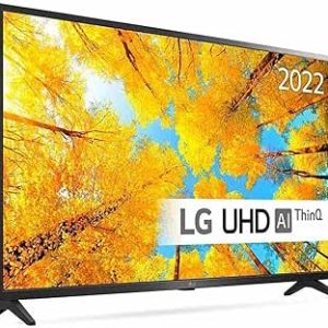 تلویزیون ال‌جی UHD 4K سری 43 اینچی UQ75006، طراحی صفحه سینما 4K Active HDR WebOS Smart AI ThinQ