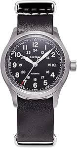 ساعت مردانه SAAKO Baltany NH35 Automatic Mechanical Military Sapphire 100M Calendar ضد آب ساعت های قدیمی هوماژ (رنگ 5)، رنگ 5