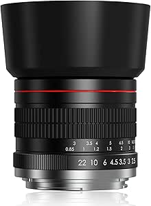 لنز پرتره 85 میلی متری f1.8 – لنز EF برای کانن، لنزهای تله فوتو متوسط ​​دوربین دستی برای Canon EOS Rebel T8i T7i T7 T6 T6s T6i SL3 SL2 90D 80D 77D 4000D EOS-1D X Mark III/II، 5D Mark III/II، و غیره