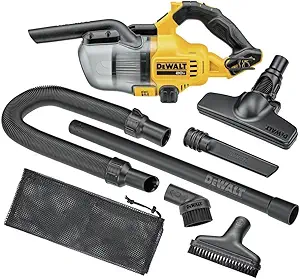 جارو برقی 20 ولت DEWALT، جارو برقی دستی، HEPA، باتری شامل (DCV501HB)