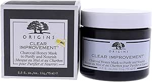 ماسک عسل زغال چوب Origins Clear Improvement برای تصفیه و تغذیه برای ماسک Unisex 2.5 Oz